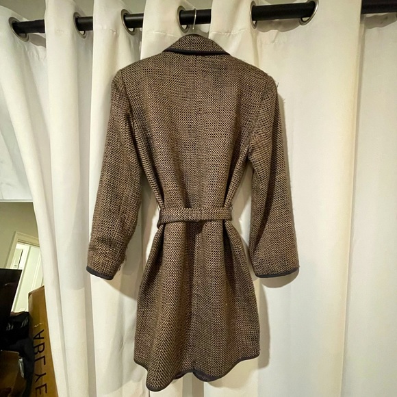 Randolph Duke The Look Vintage Trench Peacoat Jacket Coat with Waist Belt - Picture 2 of 3